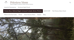 Desktop Screenshot of priestessmoondesign.com